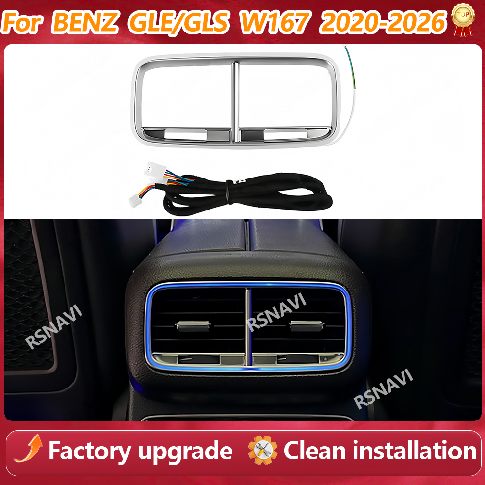 Car Accessories Light - 64 Colors LED Air Vents Ambient