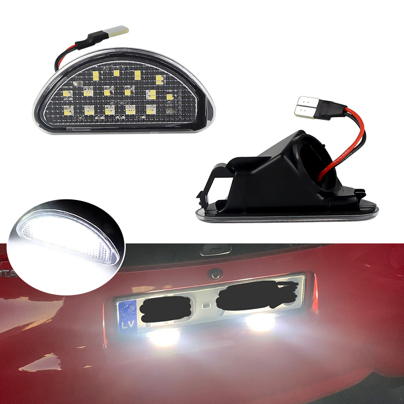 Car Accessories Low Price - 2pcs 15 SMD LED Car Licence