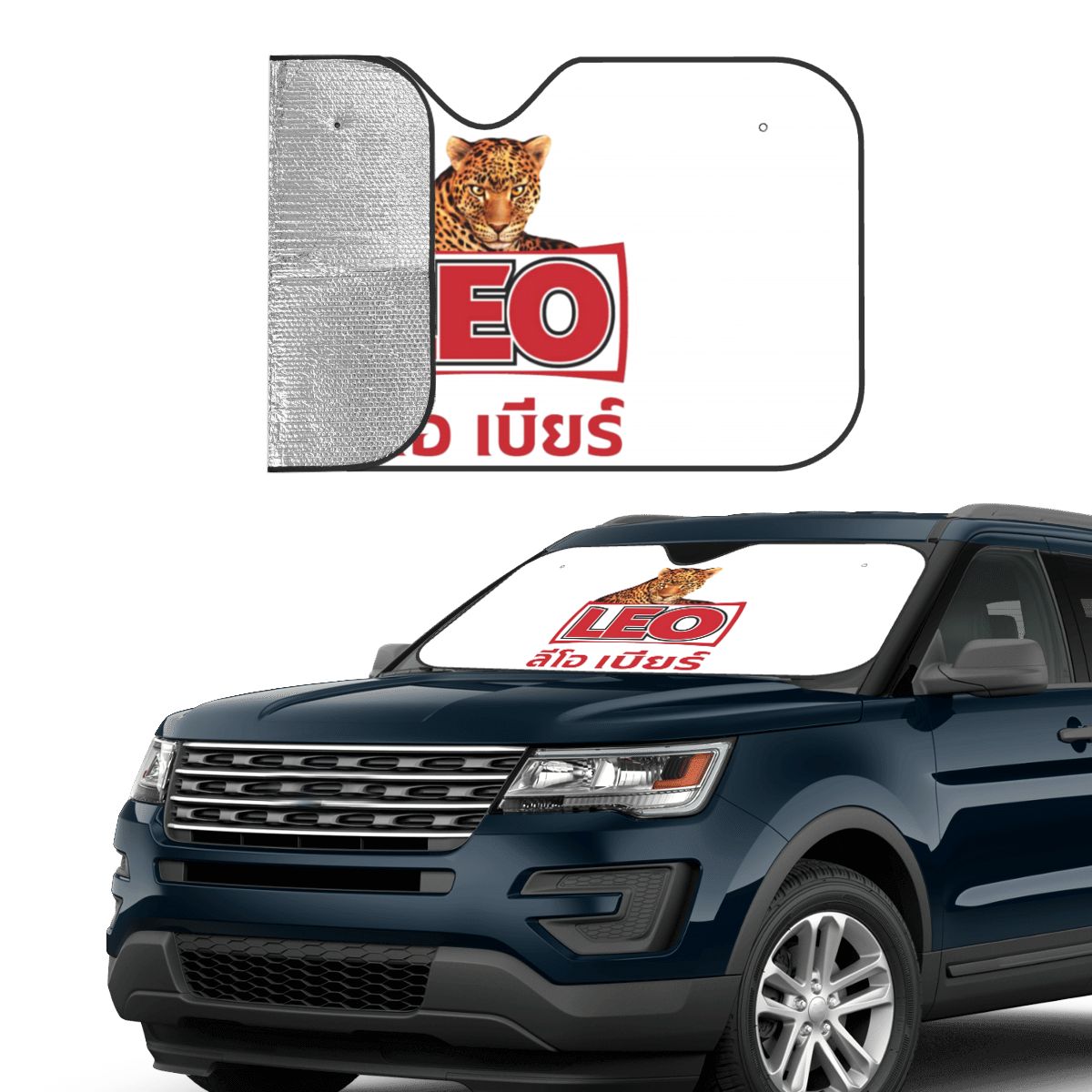 Leo Beer Bangkok Sunshade Wind - Car Accessories Bangkok review and price