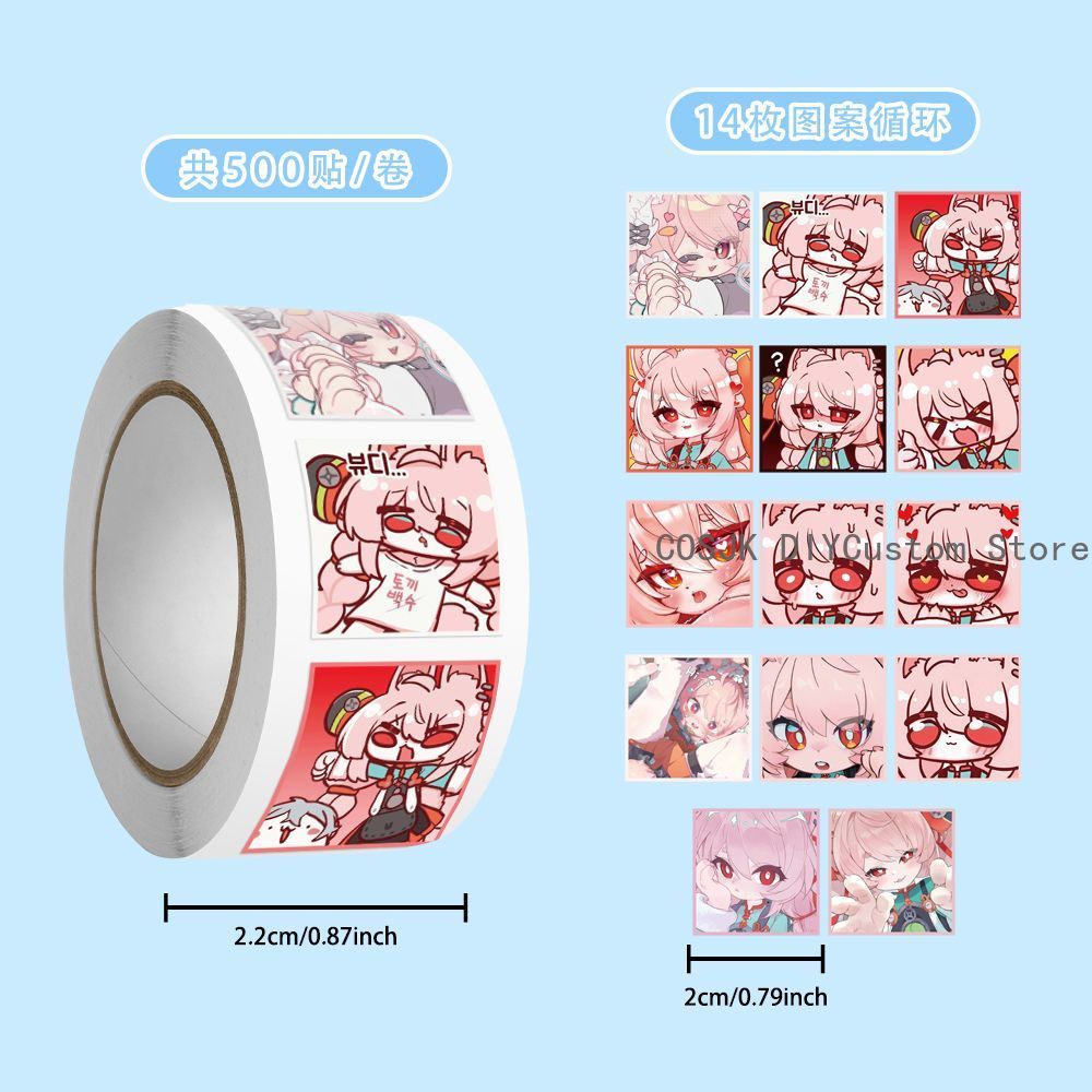 500Pc/Roll Anime Zenless Zone  - Car Accessories Zone review and price