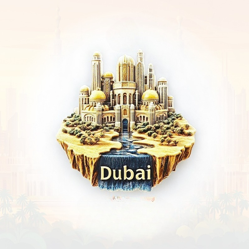 Dubai Oasis Fridge Magnet - 3D - Car Accessories Dubai review and price