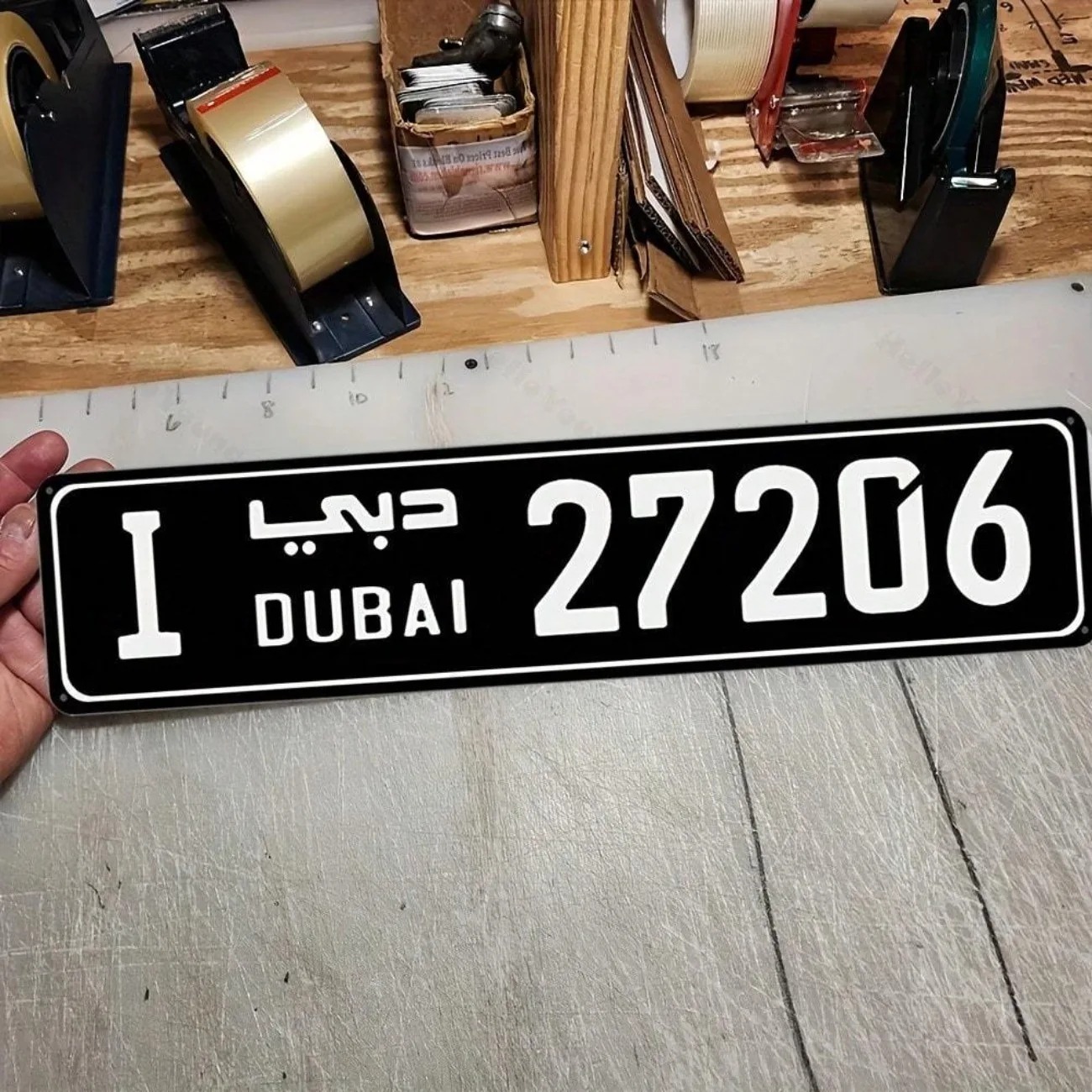 Engraved Aluminum Dubai‑Themed - Car Accessories Dubai review and price