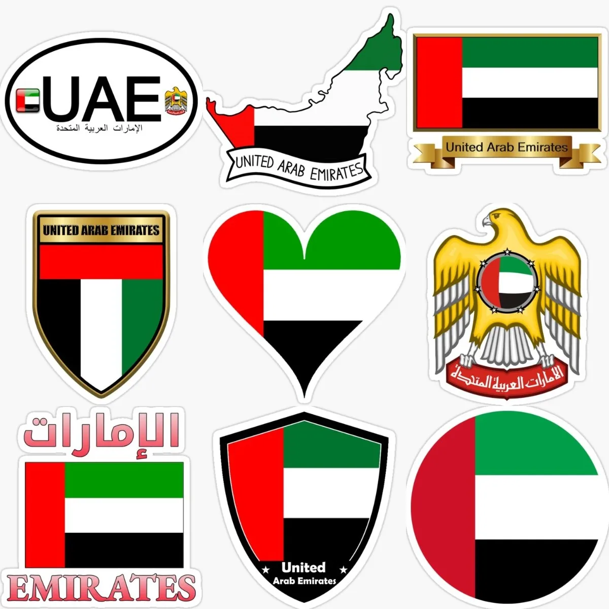 United Arab Emirates UAE Flag  - Car Accessories Uae review and price