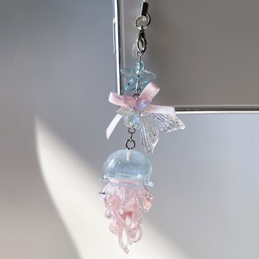 Blue Jellyfish Phone Chain Cha - Car Accessories Bangkok review and price