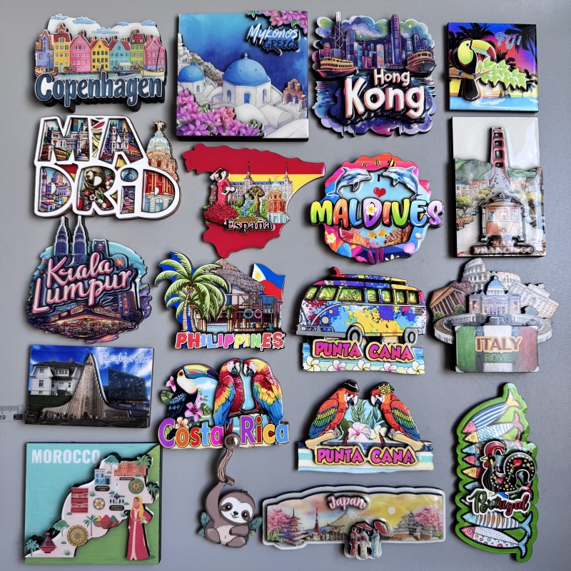 Wood Fridge Magnets Denmark GR - Car Accessories Dubai review and price